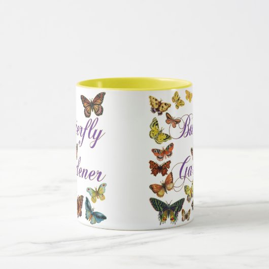 Butterfly Gardener Gezegde Mok (Midden)