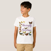 Butterfly Gardener Gezegde T-shirt (Voorkant volledig)