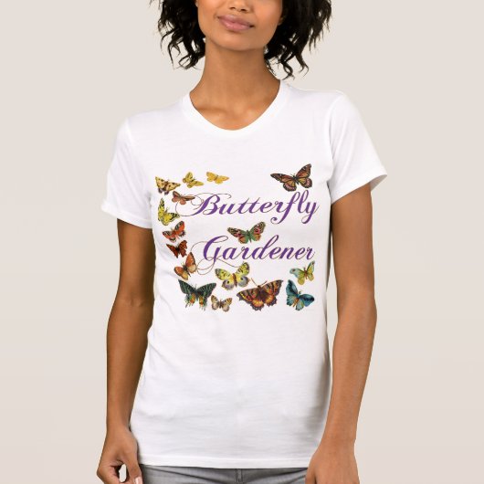 Butterfly Gardener Gezegde T-shirt (Voorkant)
