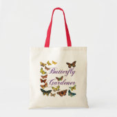 Butterfly Gardener Gezegde Tote Bag (Voorkant)
