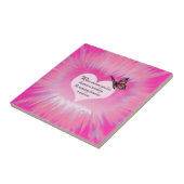 Butterfly-gedicht Tegeltje (Zijkant)