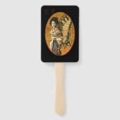 Butterfly Geisha Hand Fan Handwaaier (Achterkant)