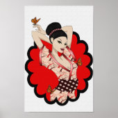 Butterfly Geisha Poster (Voorkant)