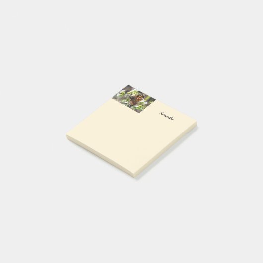 Butterfly Gepersonaliseerd 3x3 Post-it® Notes (Schuin)