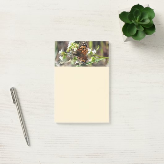 Butterfly Gepersonaliseerde 4x6 Post-it® Notes (Kantoor)