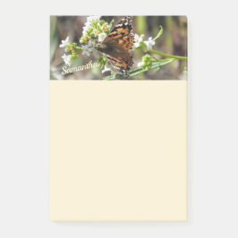 Butterfly Gepersonaliseerde 4x6 Post-it® Notes