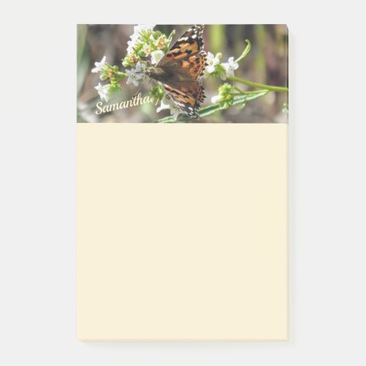 Butterfly Gepersonaliseerde 4x6 Post-it® Notes