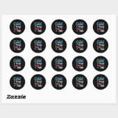 Butterfly Gift | All Good Things Take Time Ronde Sticker (Vel)