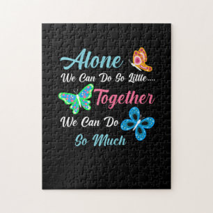 Butterfly Gift Alleen kunnen we zo weinig doen Legpuzzel