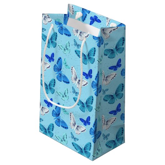 Butterfly Gift Bag Klein Cadeauzakje (Achterkant Gekanteld)