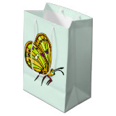 Butterfly Gift Bag Medium Cadeauzakje (Achterkant Gekanteld)