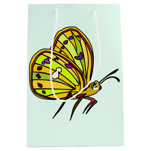 Butterfly Gift Bag Medium Cadeauzakje (Voorkant)