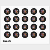 Butterfly Gift | Drink van buikvlinders Ronde Sticker (Vel)