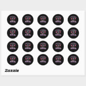 Butterfly Gift | Een mooie dag als vlinder Ronde Sticker (Vel)