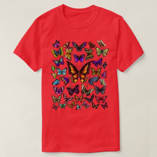 Butterfly Gift for Men Kinder Butterfly Lover T-shirt (Design voorkant)