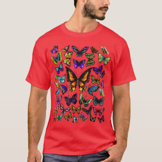 Butterfly Gift for Men Kinder Butterfly Lover T-shirt