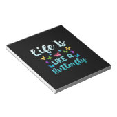 Butterfly Gift | Het leven is als een vlinder Notitieblok (Schuin)