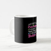 Butterfly Gift | Het werd een vlinder Koffiemok (Voorkant links)