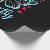 Butterfly Gift | Ik ben bij de vlinder Cadeaupapier (Hoek)