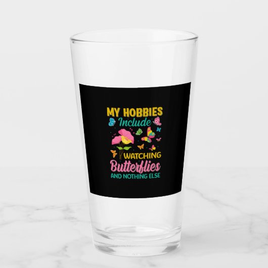 Butterfly Gift | Inclusief horlogevlinders Glas (Voorkant)