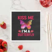 Butterfly Gift | Kus me I Am A Butterfly Servet (Insitu)