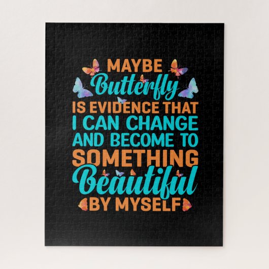Butterfly Gift | Misschien Butterfly Legpuzzel (Verticaal)