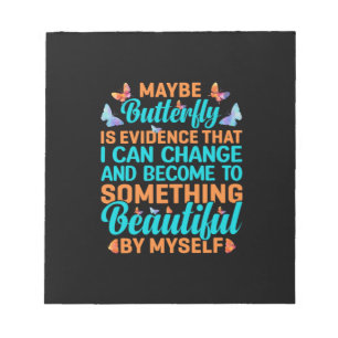 Butterfly Gift Misschien Butterfly Notitieblok