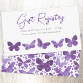 Butterfly Gift Registry Informatiekaartje