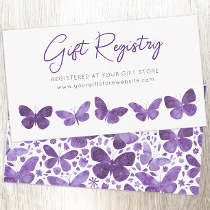 Butterfly Gift Registry Informatiekaartje