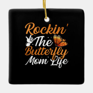 Butterfly Gift Rockin De vlinder Keramisch Ornament