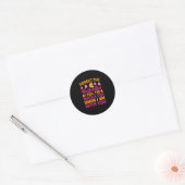 Butterfly Gift | Vergeet de botervliegen Ronde Sticker (Envelop)