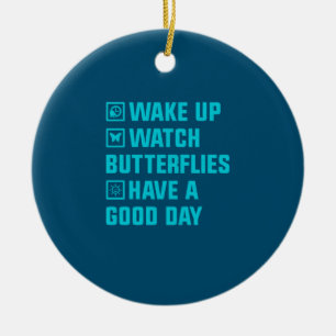 Butterfly Gift Wakker worden wat vlinder Keramisch Ornament