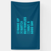 Butterfly Gift | Wakker worden wat vlinder Spandoek (Verticaal)