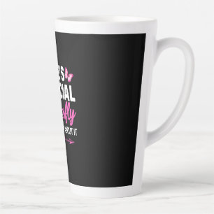 Butterfly Gift Zij is een sociale vlinder Latte Mok