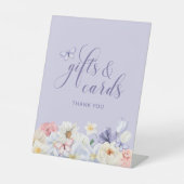 Butterfly Gifts Bruidsbord Reclamebord Met Voetstuk (Voorkant)