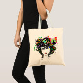 Butterfly Girl 1A-tas Tote Bag (Voorkant (product))