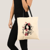 Butterfly Girl 3 Bag Tote Bag (Voorkant (product))