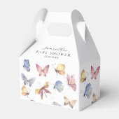 Butterfly Girl Baby Shower Paper Cup Bedankdoosjes (Voorkant Zijde)