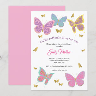 Butterfly, Girl Baby shower Themes, Kaart
