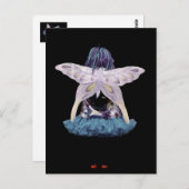 Butterfly Girl Briefkaart (Voorkant / Achterkant)
