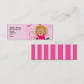 Butterfly Girl Calling Card Contactkaartje (Voorkant / Achterkant)