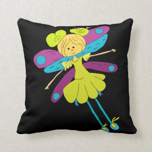 Butterfly Girl Kussen