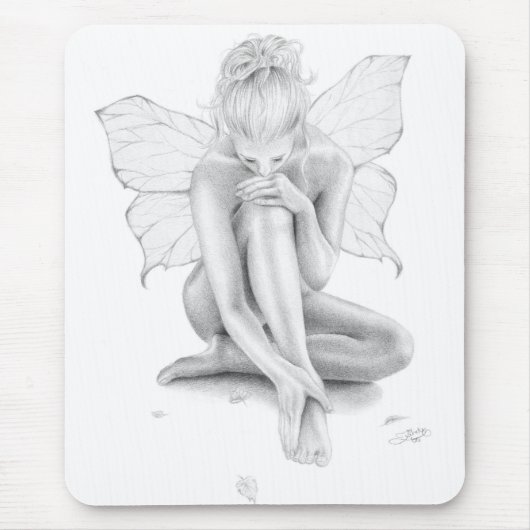 Butterfly Girl Mousepad Muismat (Voorkant)