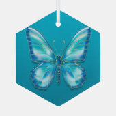 Butterfly Glas Ornament (Achterkant)