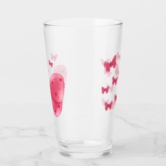 butterfly glass cup glas (Links)