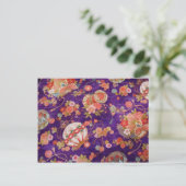 BUTTERFLY GLOBE KIMONO PRINT COLLECTION BRIEFKAART (Staand voorkant)