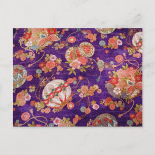 BUTTERFLY GLOBE KIMONO PRINT COLLECTION BRIEFKAART