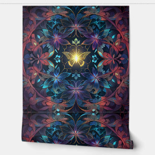 Butterfly-gloed Behang