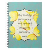Butterfly Glow-Up Notitieboek is je dagelijkse ins (Voorkant)