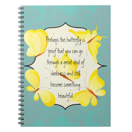 Butterfly Glow-Up Notitieboek is je dagelijkse ins (Voorkant)